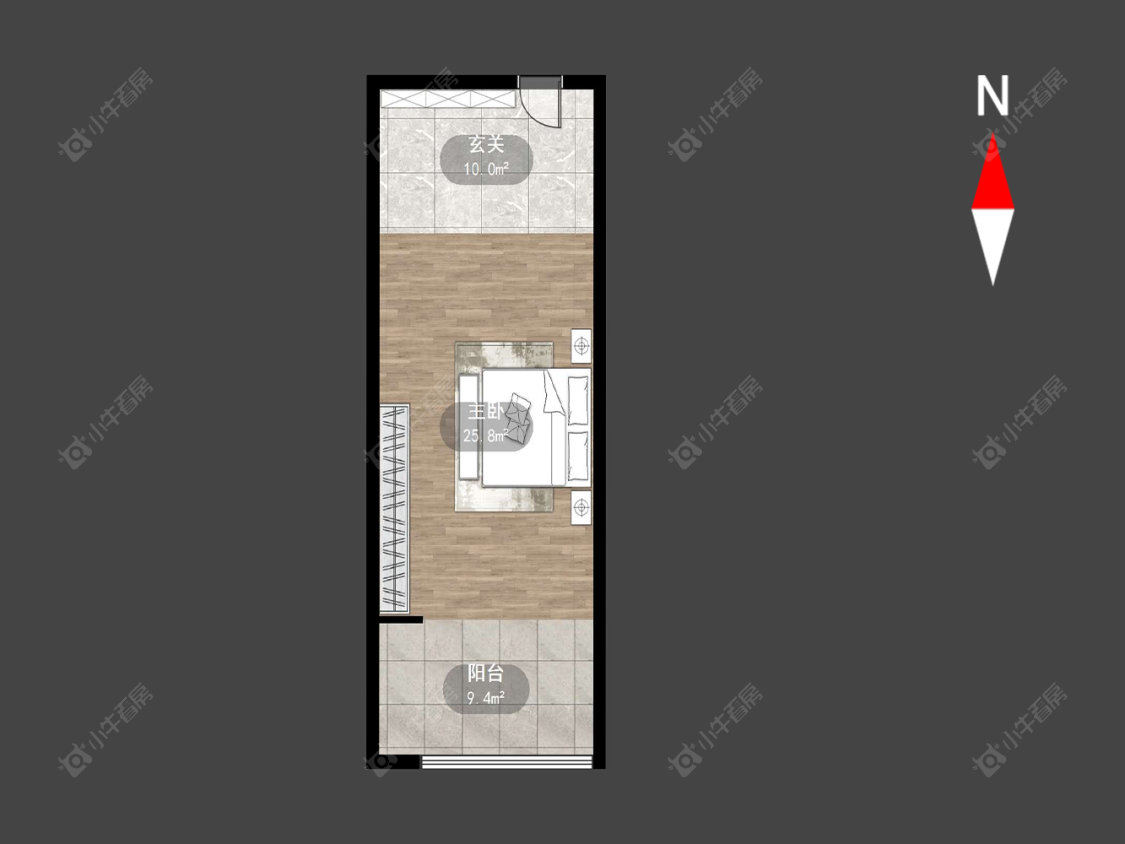 常州新北万达广场在售二手房源户型图_小牛看房