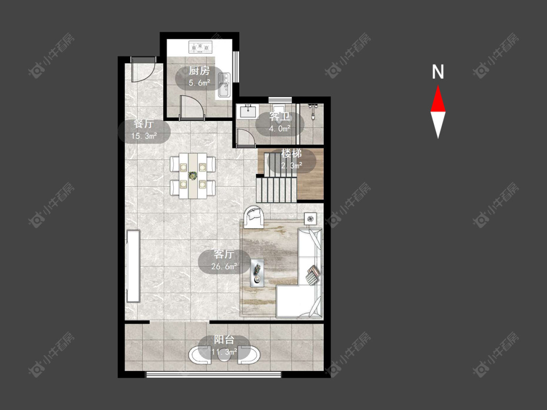 常州龙湖春江天玺在售二手房源户型图_小牛看房