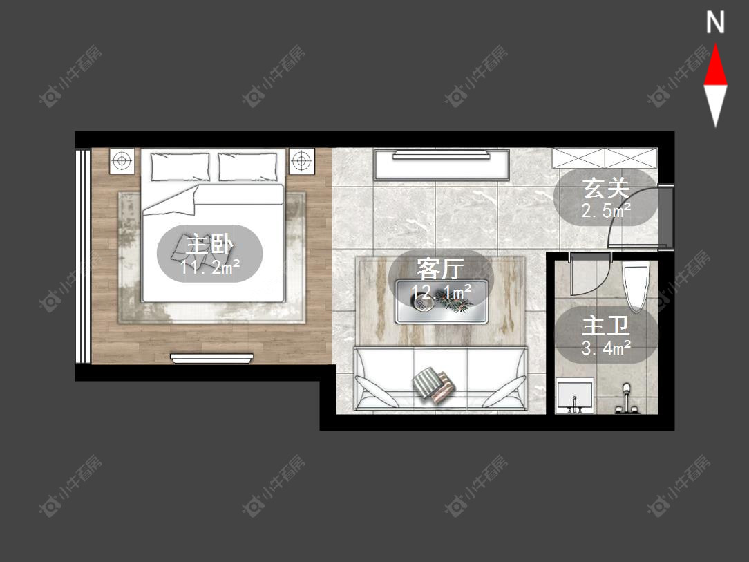 常州东方国际公寓在售二手房房源户型图_小牛看房