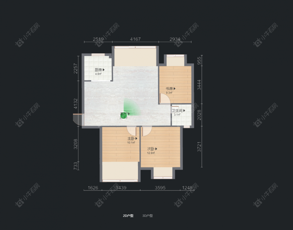 常州御水华庭一期在售二手房源户型图_小牛看房