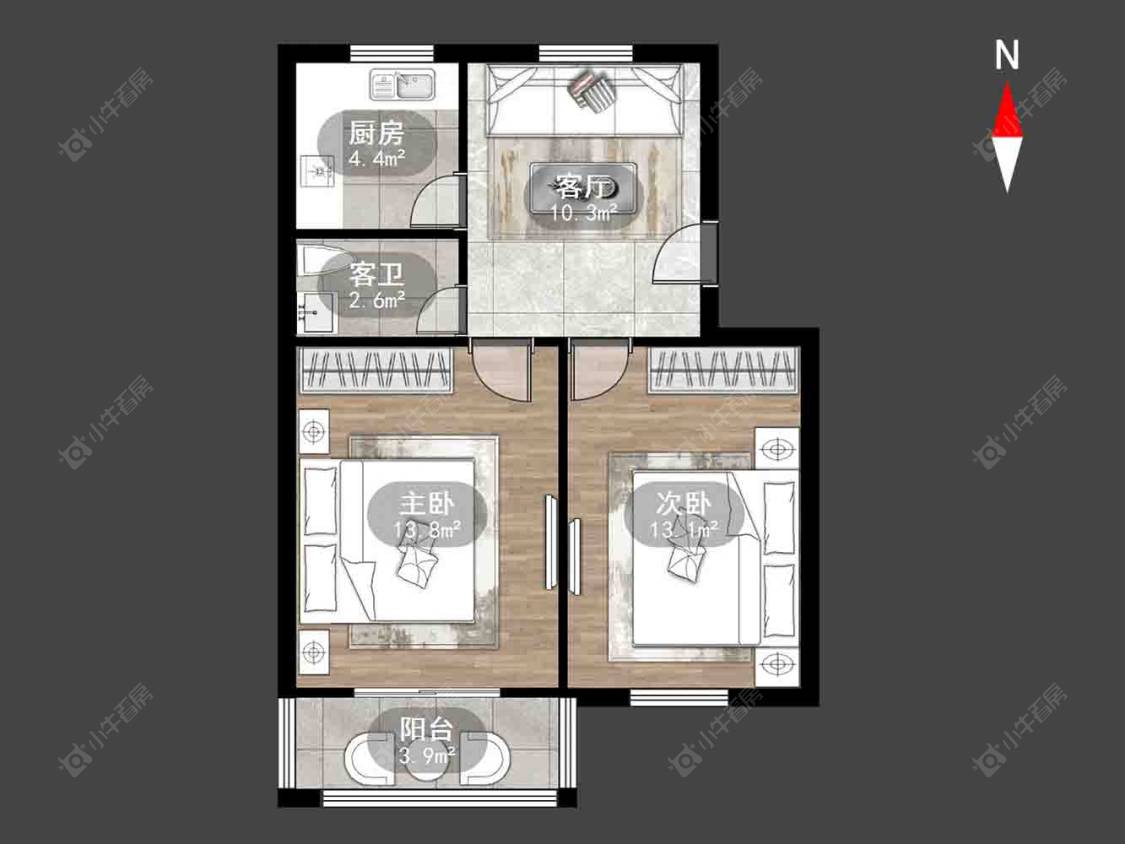 戚研所工房房源户型图 常州戚研所工房在售二手房源户型图_小牛看房