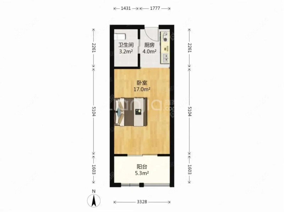 常州高力国际SOHO租房房源封面图
