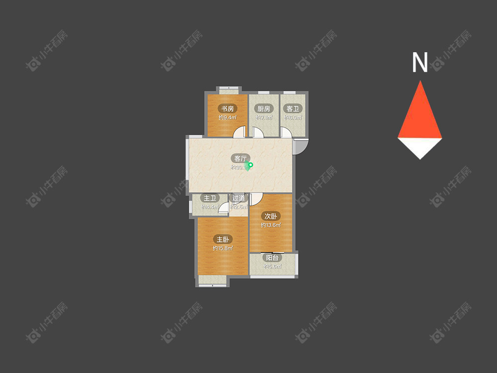 常州聚缘福地在售二手房源户型图_小牛看房