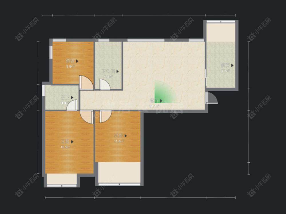 典雅花园房源户型图 常州典雅花园在售二手房源户型图_小牛看房