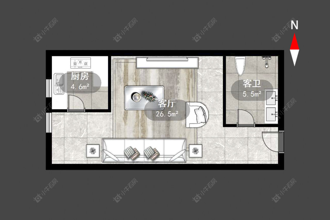 常州万博生活广场在售二手房源户型图_小牛看房