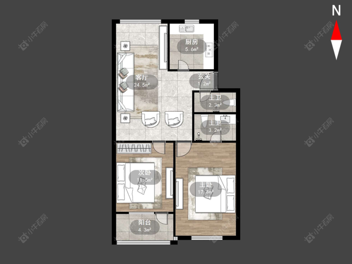 常宁公寓房源户型图 常州常宁公寓在售二手房源户型图_小牛看房