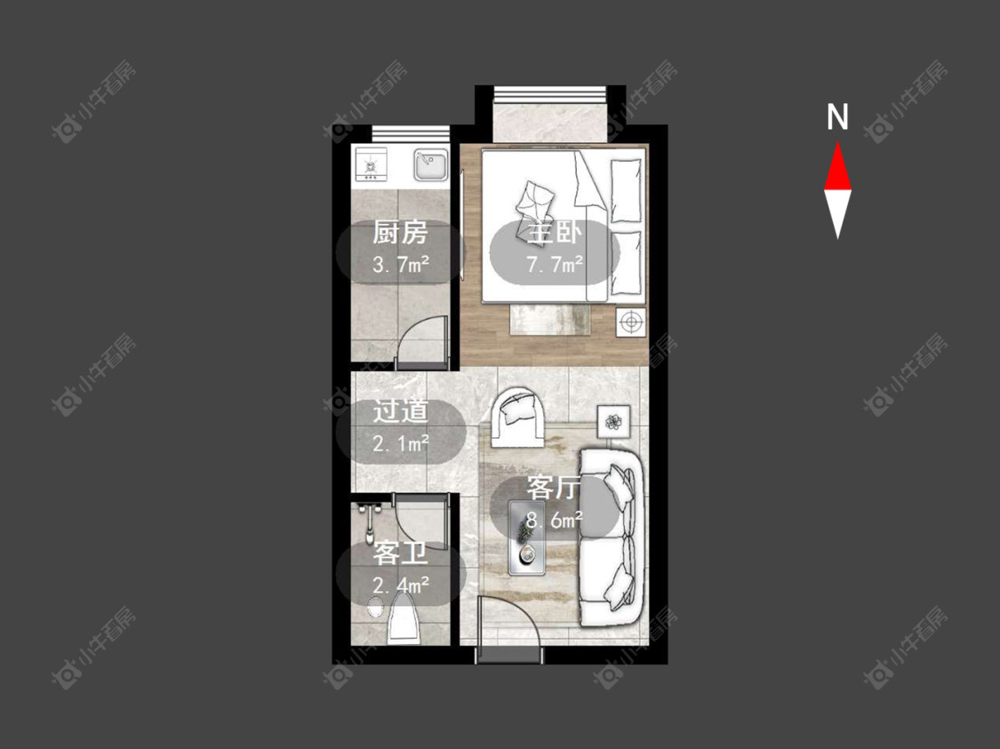 常州盛世名门在售二手房源户型图_小牛看房