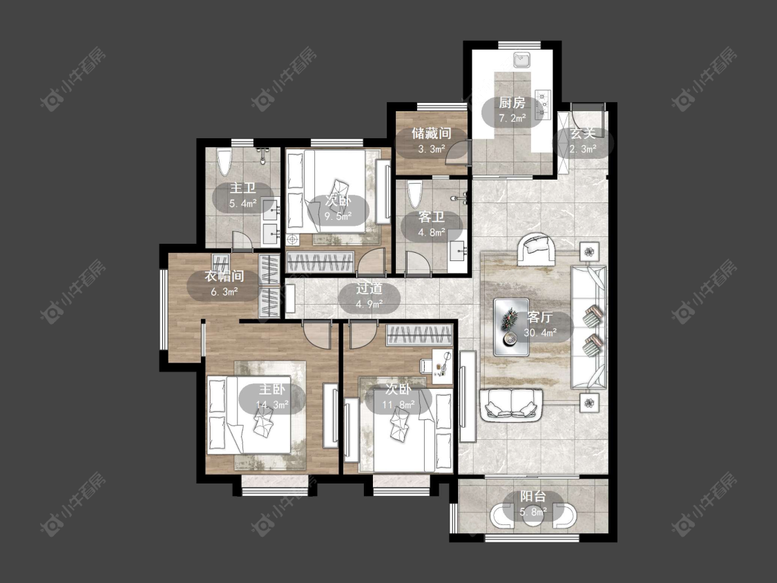 丹阳大亚第一城在售二手房源户型图_小牛看房