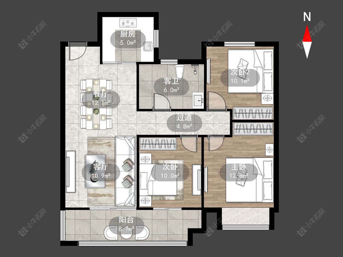 常州牡丹招商公园学府在售二手房源_小牛看房