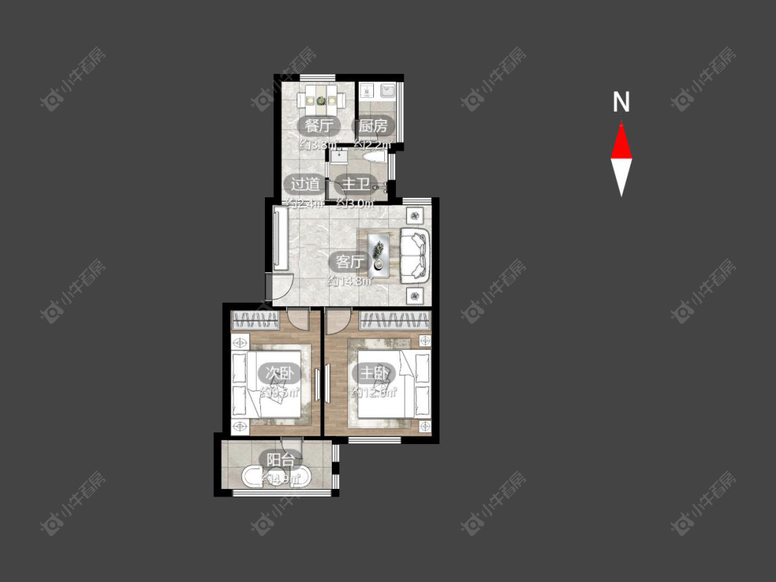 常州兰翔新村在售二手房房源户型图_小牛看房