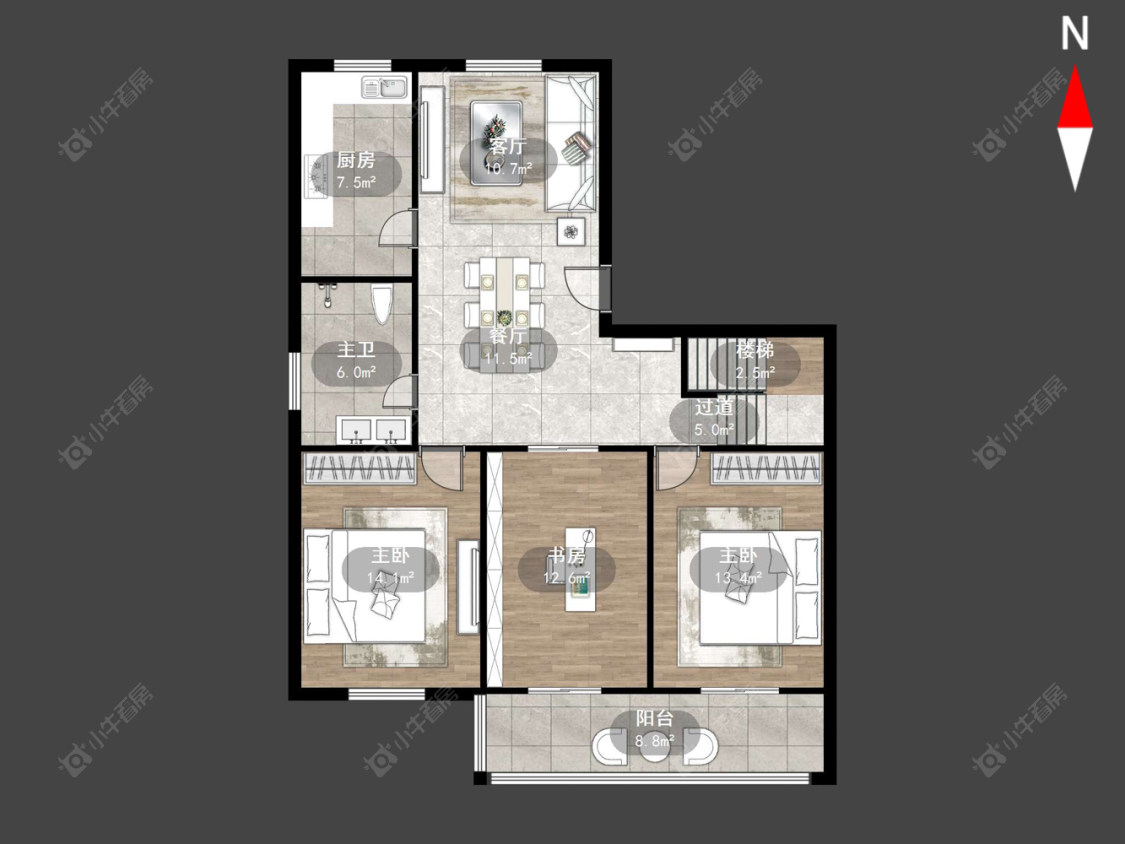 常州怀德苑在售二手房源户型图_小牛看房