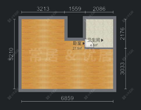 常州长宇棕榈湾在售二手房房源户型图_小牛看房