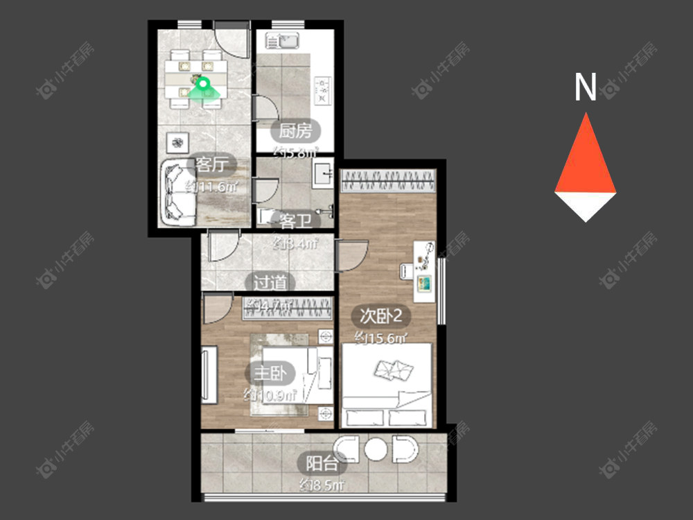 常州湾里新村检察院商住楼在售二手房_小牛看房