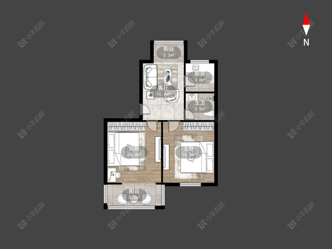常州关河中路在售二手房源户型图_小牛看房