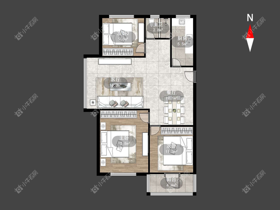 常州银河湾花园在租房源_小牛看房