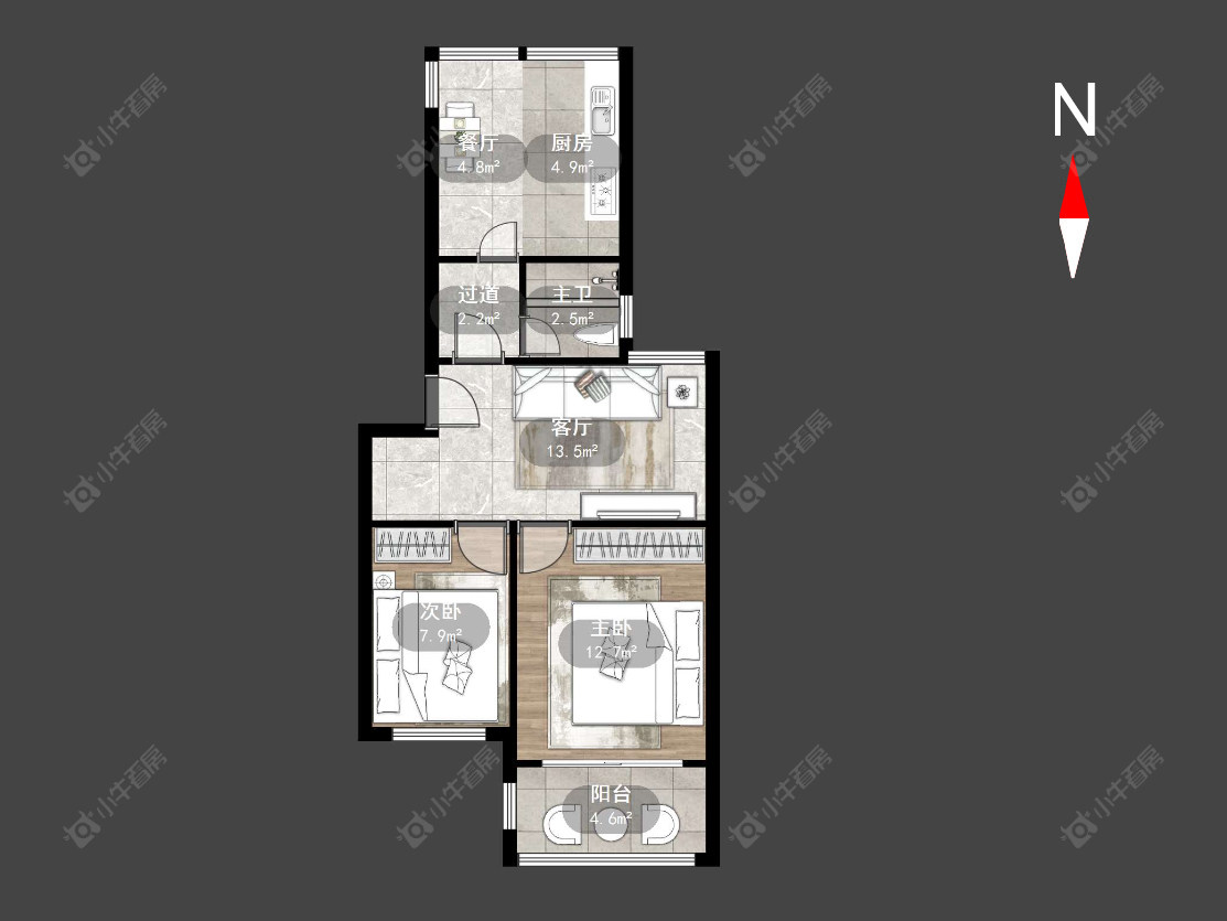 常州丽华三村南开小区在售二手房源户型图_小牛看房