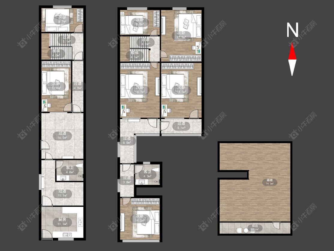 常州蒋家村（茶山）在售二手房源户型图_小牛看房