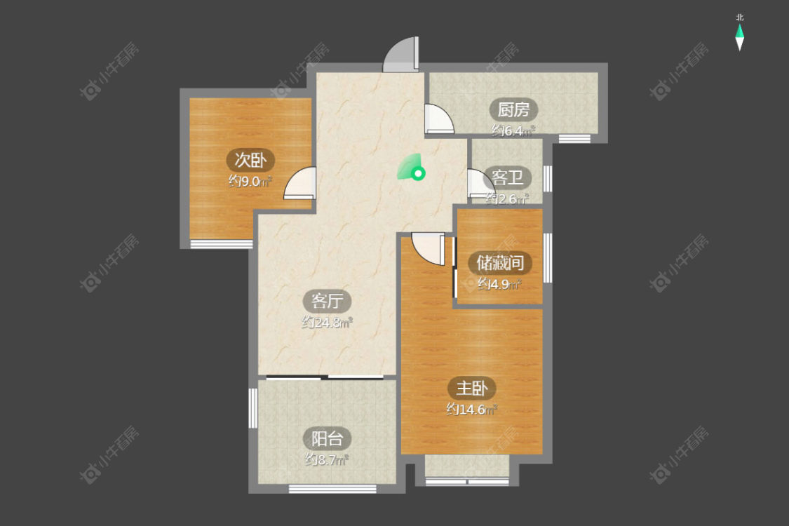 华润国际二期房源户型图 常州华润国际二期在售二手房源户型图_小牛看房