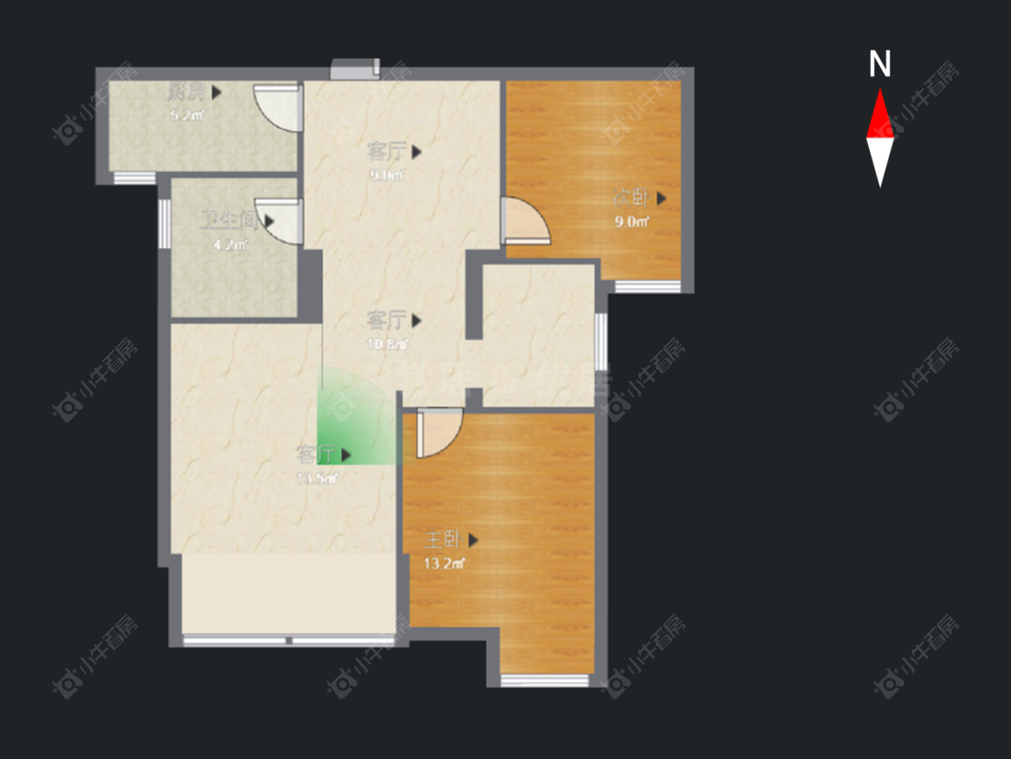 常州璞丽湾花园在售二手房源户型图_小牛看房