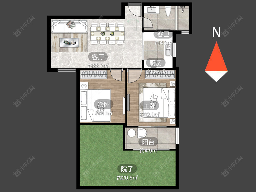 都市桃源五期房源户型图 常州都市桃源五期在售二手房源户型图_小牛看房