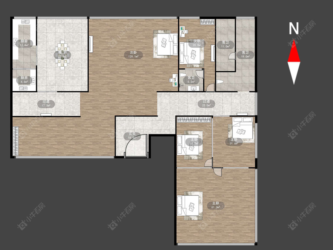 常州星湖广场在售二手房源户型图_小牛看房