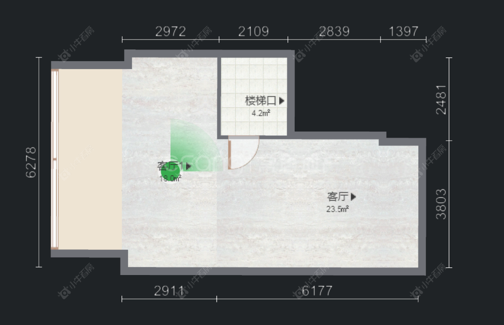 常州溪湖小镇在售二手房源户型图_小牛看房