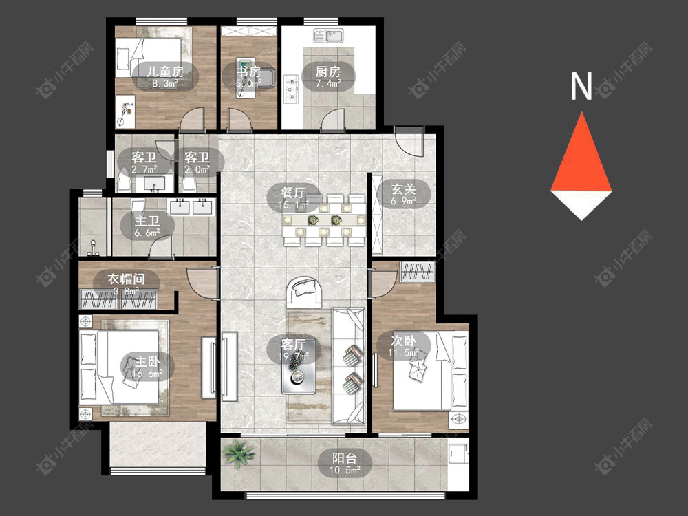 璞樾春秋房源户型图 常州璞樾春秋在售二手房源户型图_小牛看房