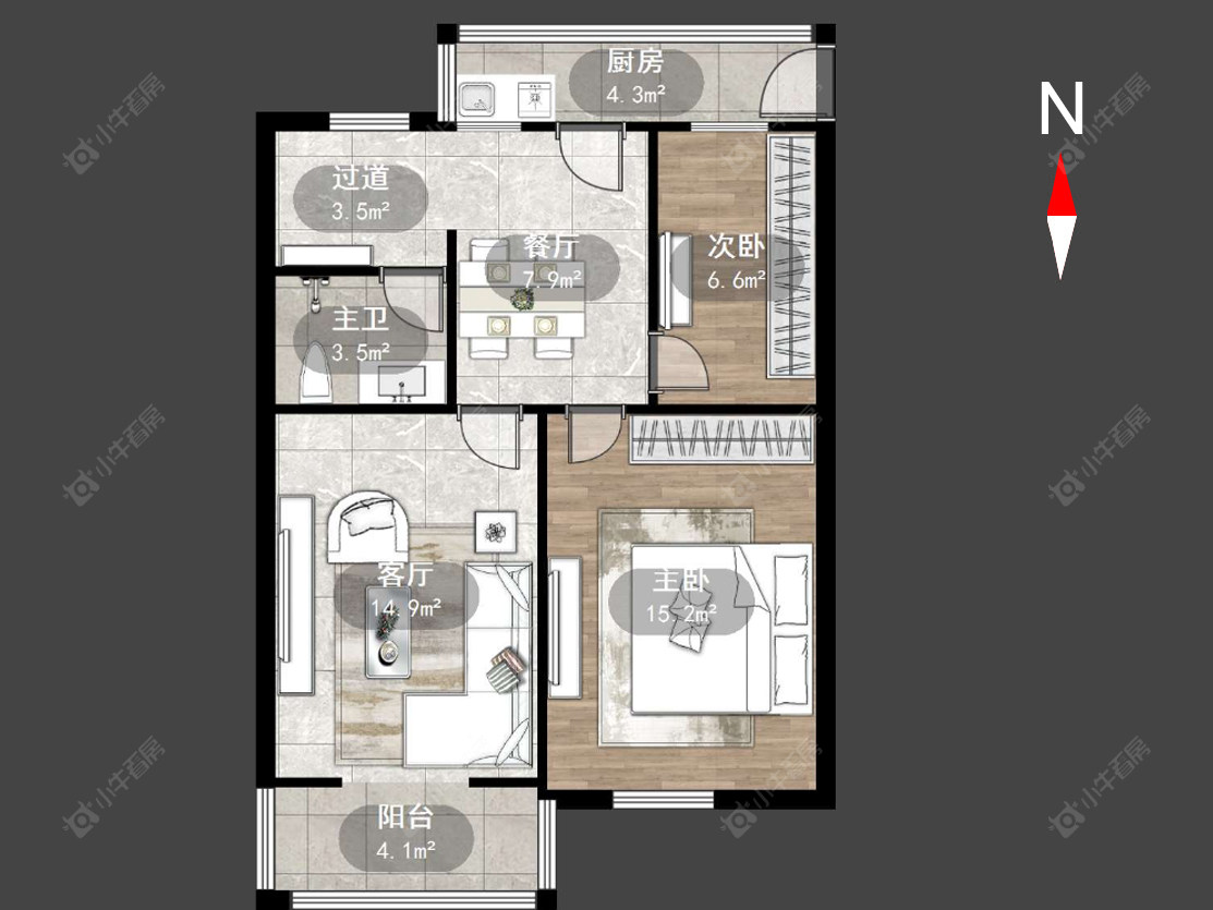 常州浦北新村在售二手房源_小牛看房