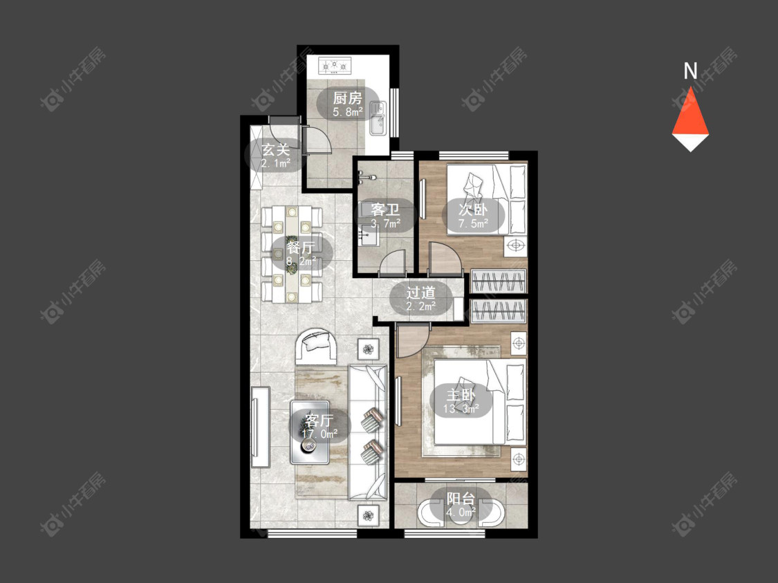 常州步步高广场在售二手房源户型图_小牛看房