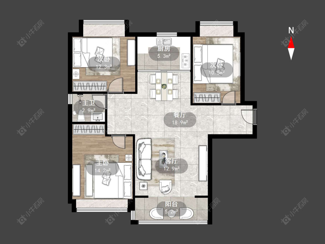 金坛碧桂园一期房源户型图 常州金坛碧桂园一期在售二手房源户型图_小牛看房