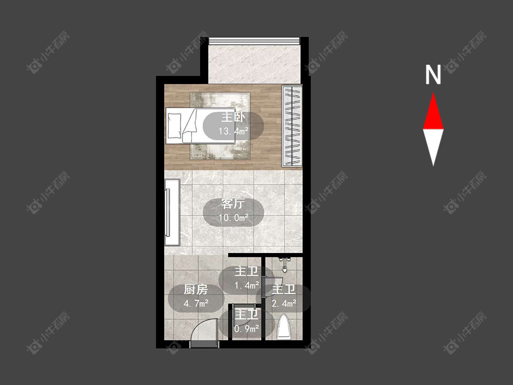 常州星河澜月湾在售二手房源户型图_小牛看房