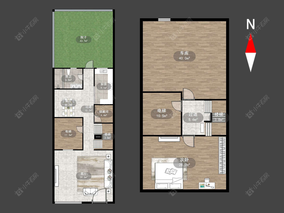 常州帝湖十七墅在售二手房源户型图_小牛看房