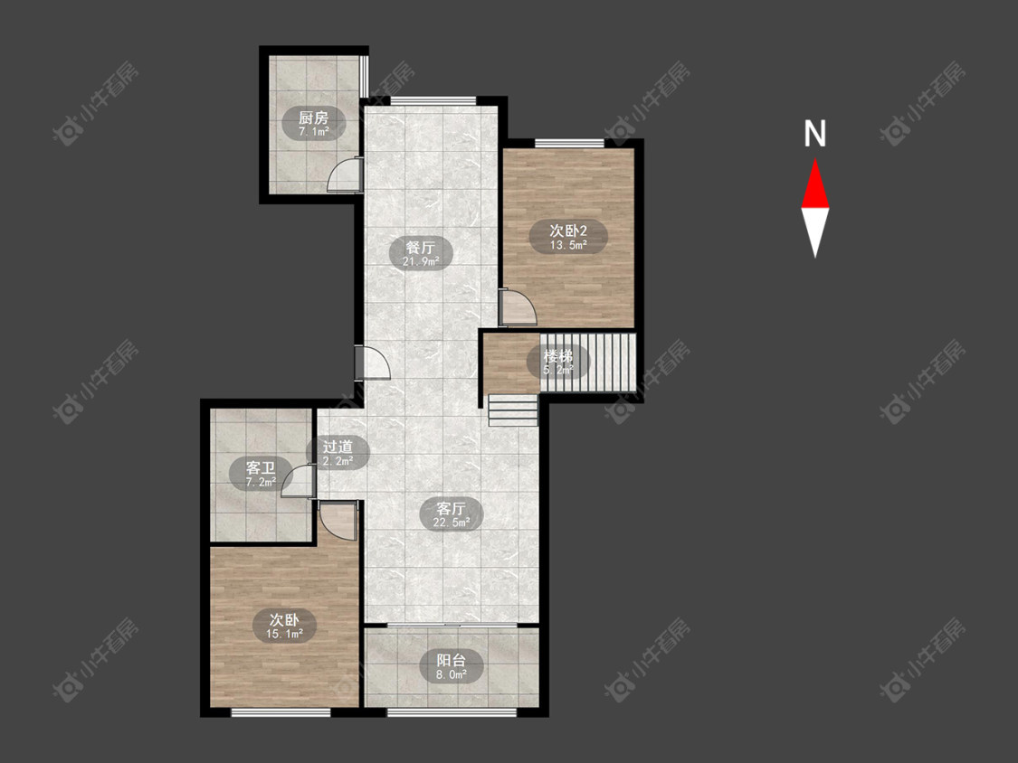 常州金地天际在售二手房房源户型图_小牛看房