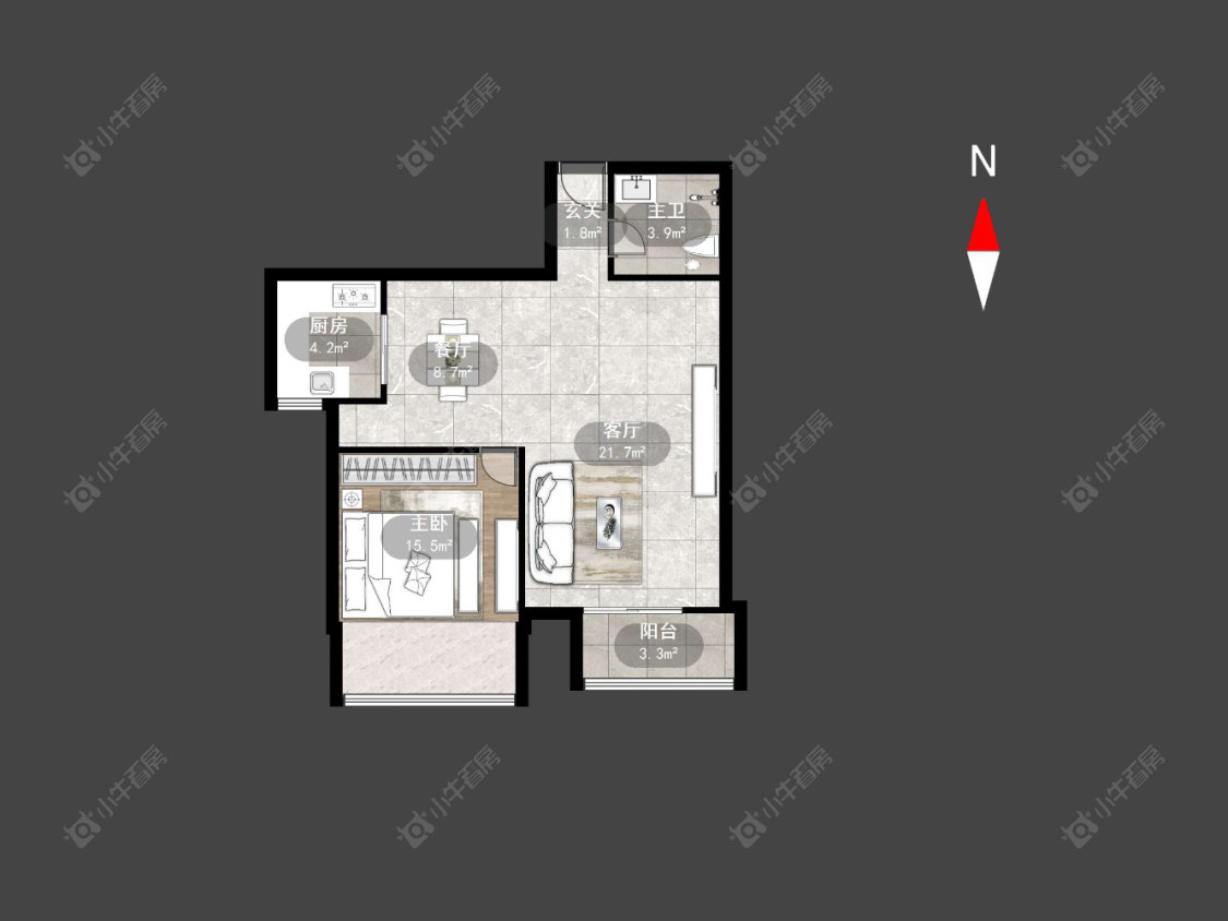常州长兴好日子家园在售二手房源户型图_小牛看房