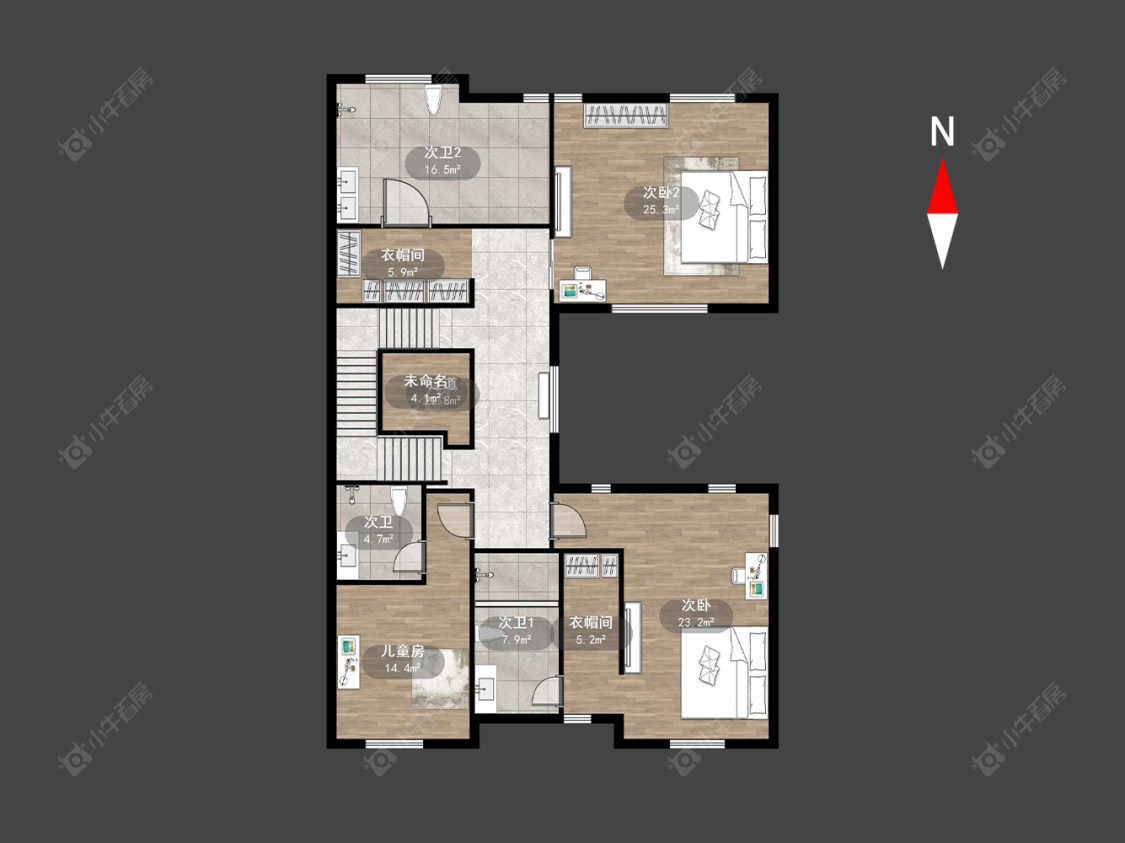 常州金新鼎邦别墅区在售二手房源户型图_小牛看房