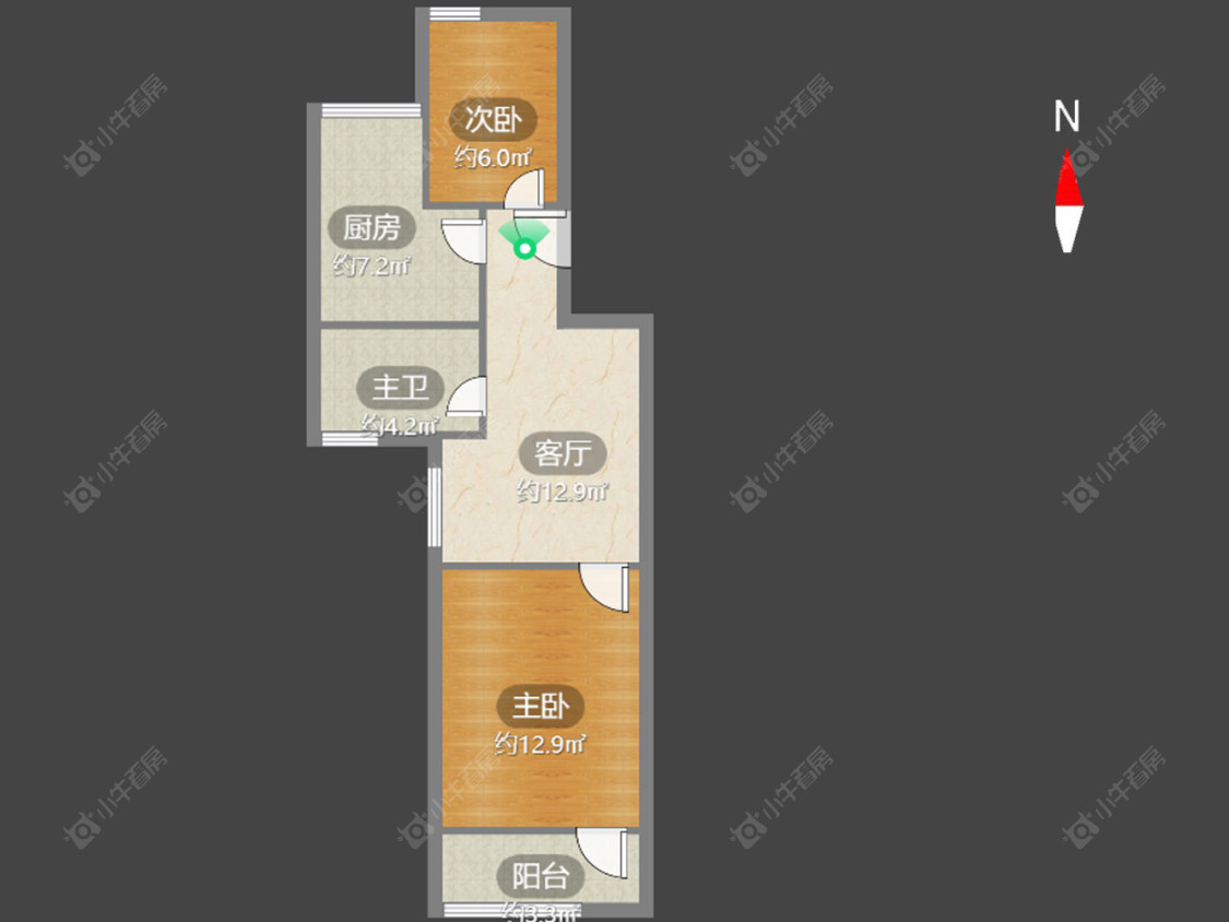 丽华二村房源户型图 常州丽华二村在售二手房源户型图_小牛看房