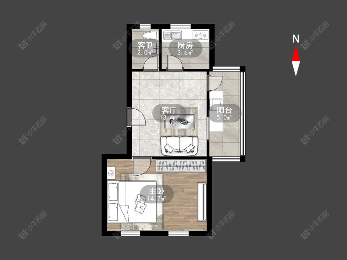 常州通济新村在售二手房源户型图_小牛看房