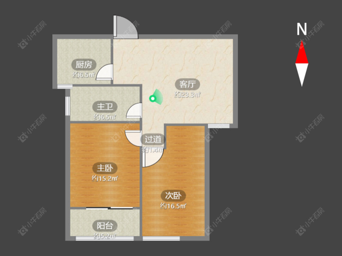 常州华山苑在售二手房源户型图_小牛看房