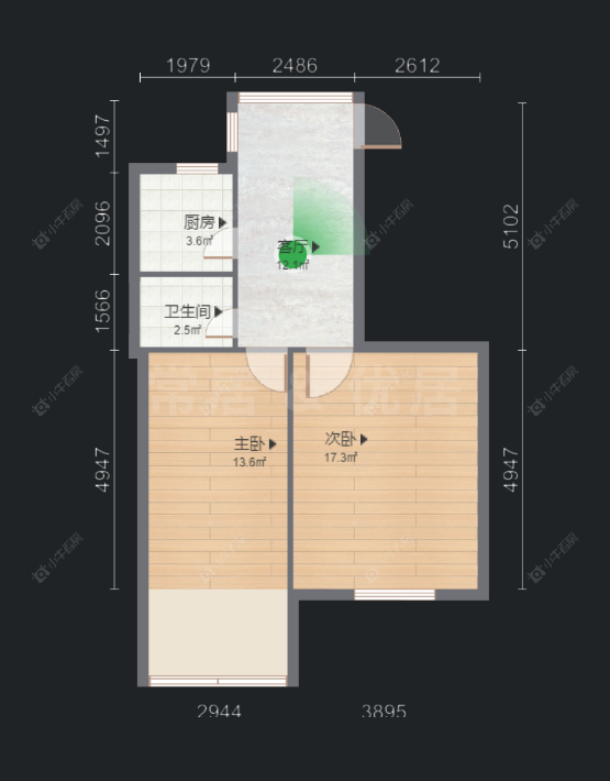 常州朝阳三村在售二手房源户型图_小牛看房