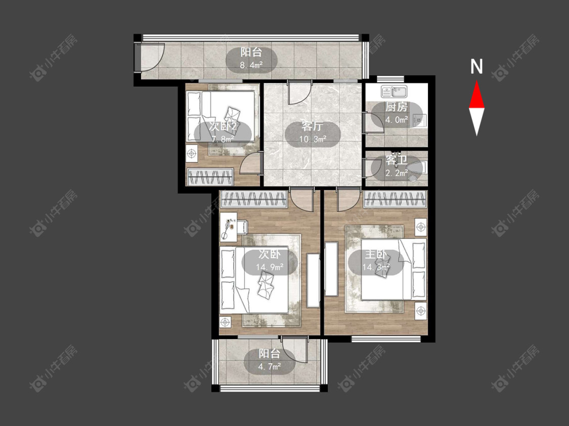 西狮子巷房源户型图 常州西狮子巷在售二手房源户型图_小牛看房