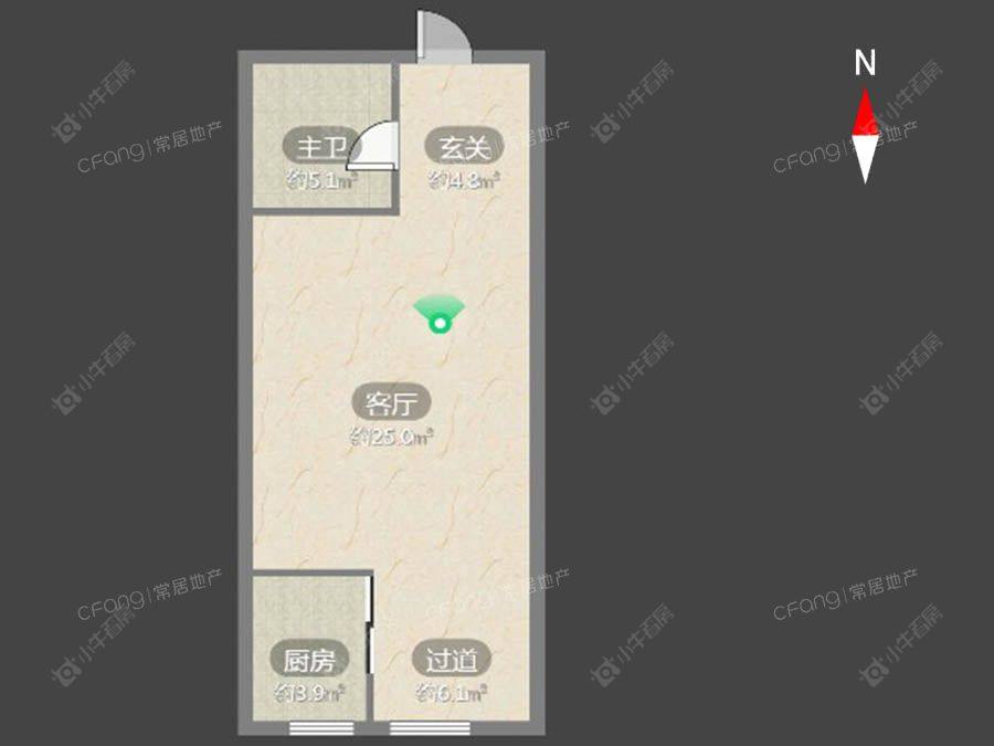 常州景荟凤凰公寓租房_景荟凤凰公寓1室1厅房源出租