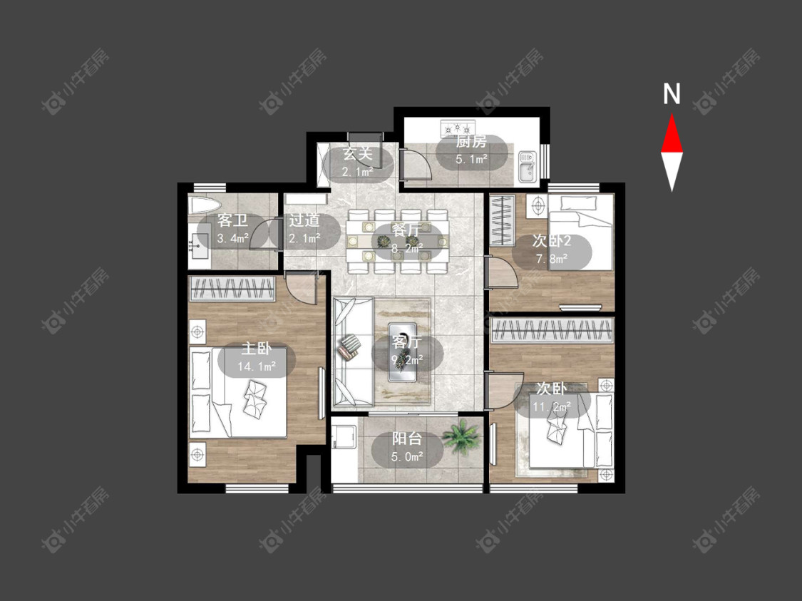 香溢紫郡四期房源户型图 常州香溢紫郡四期在售二手房源户型图_小牛看房