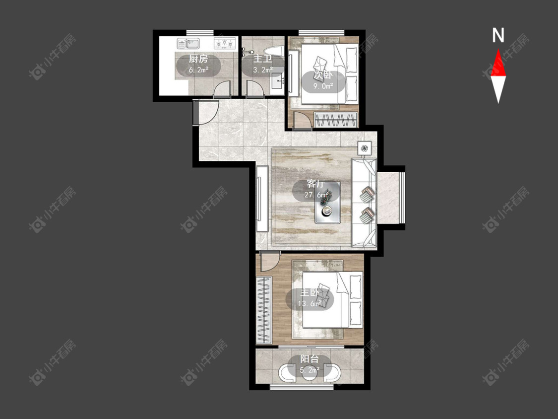 长宇棕榈湾房源户型图 常州长宇棕榈湾在售二手房源户型图_小牛看房