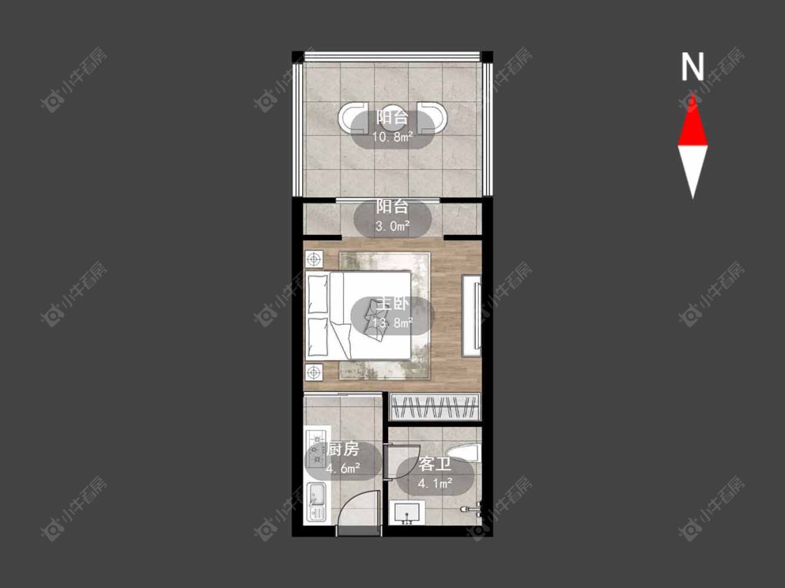 常州中奥珑郡在售二手房源户型图_小牛看房