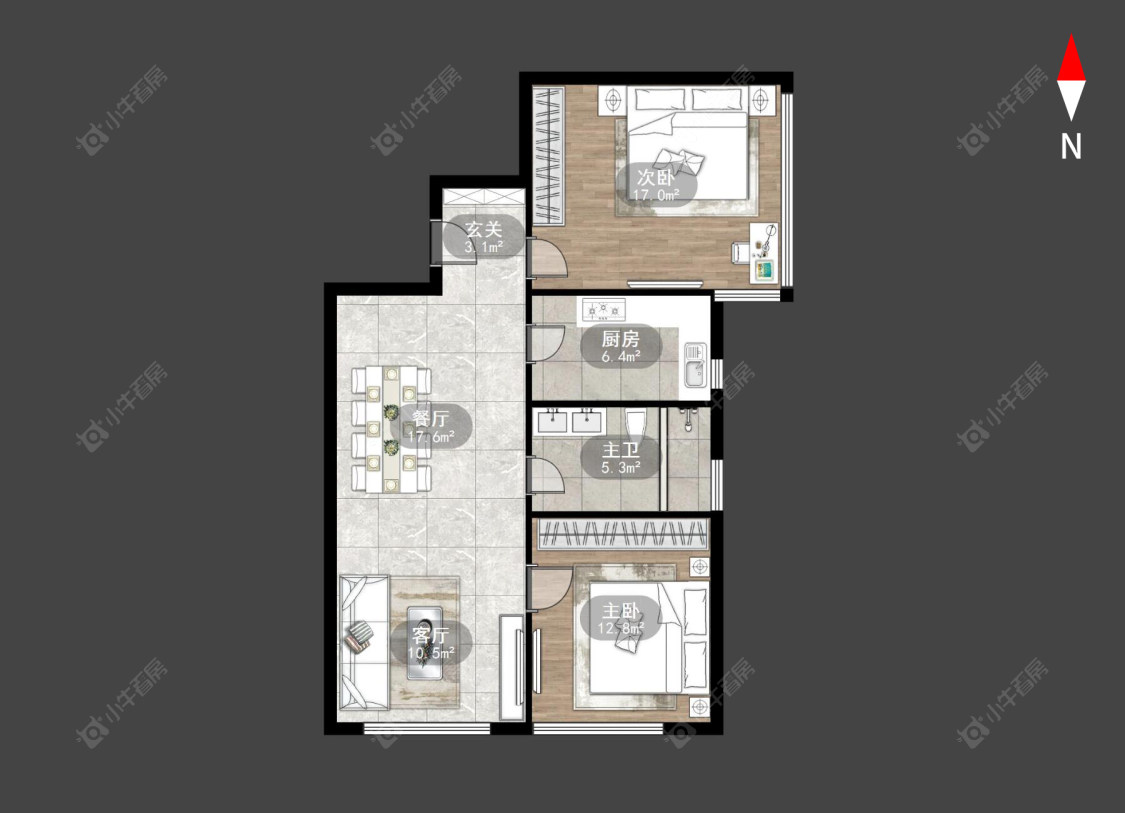 常州世家华庭在售二手房源户型图_小牛看房