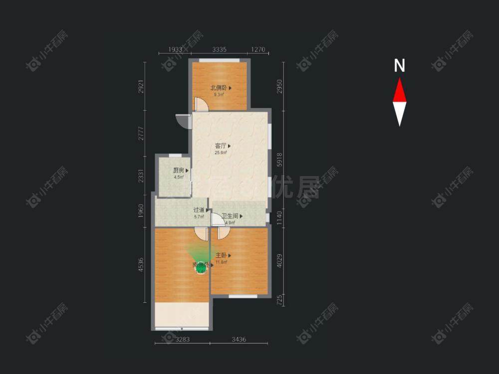 常州新城悠活城在售二手房源户型图_小牛看房