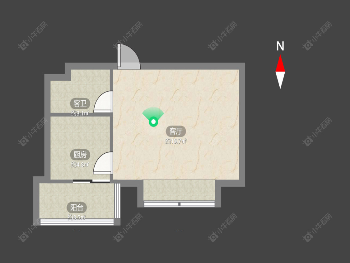 常州金百花园在售二手房源户型图_小牛看房