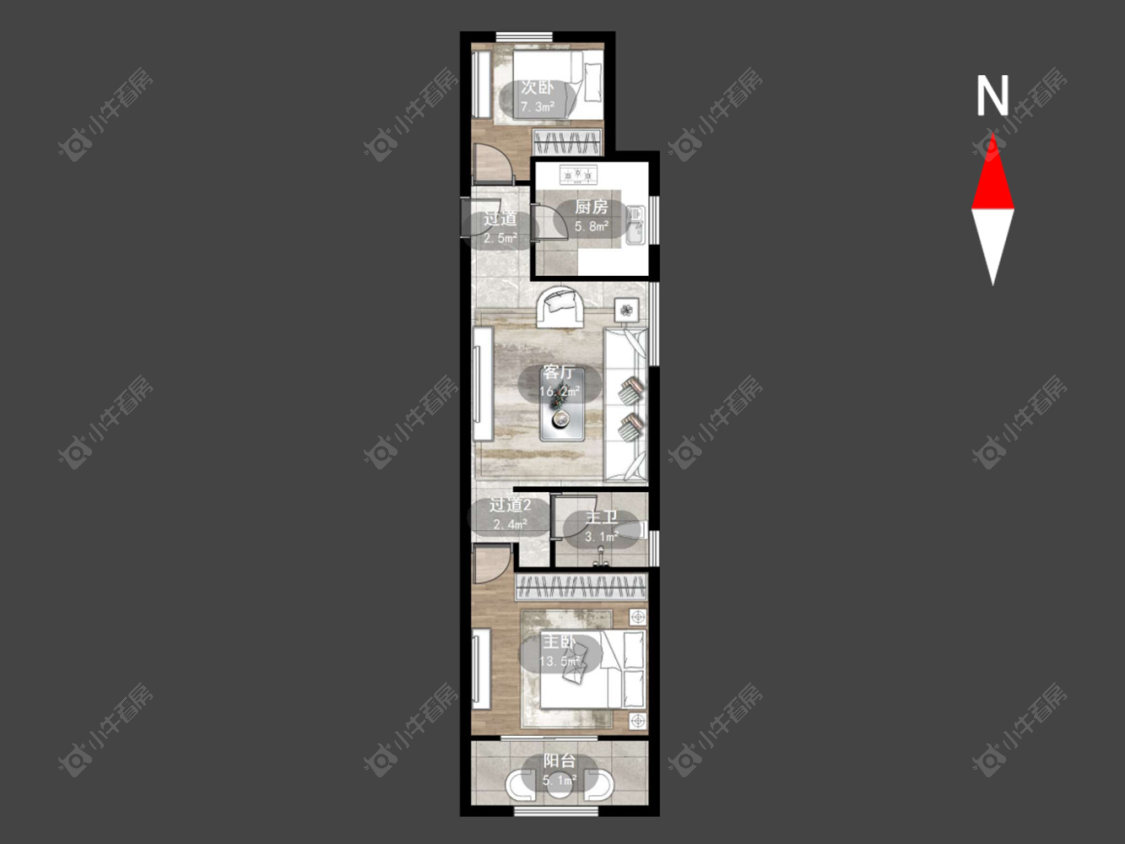 常州常发豪郡在售二手房源户型图_小牛看房