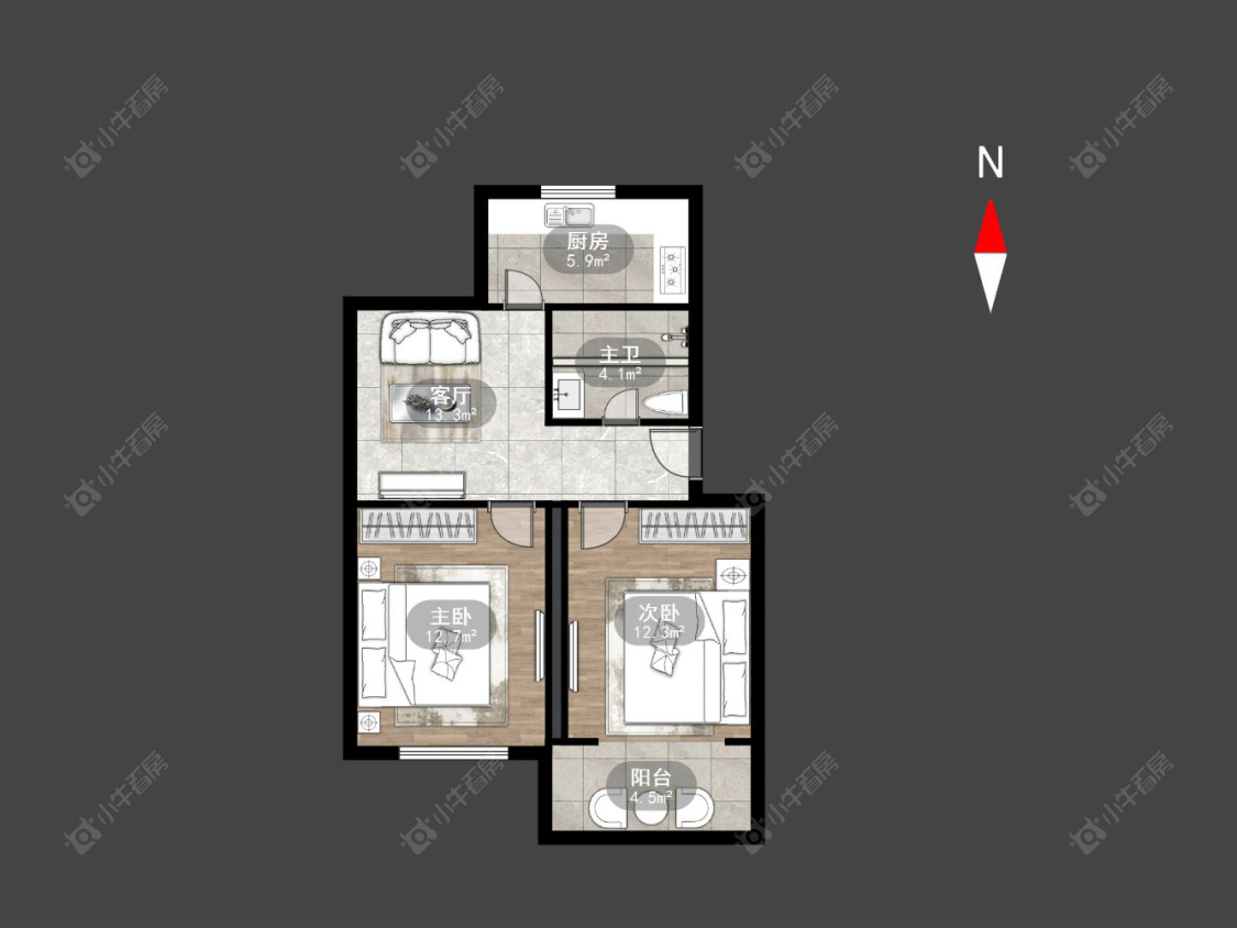 常州燕兴新村东区在售二手房房源户型图_小牛看房