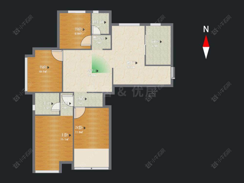 南甸苑房源户型图 常州南甸苑在售二手房源户型图_小牛看房